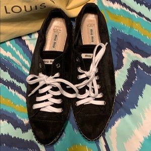 Miu Miu Espadrille Platform Sneaker